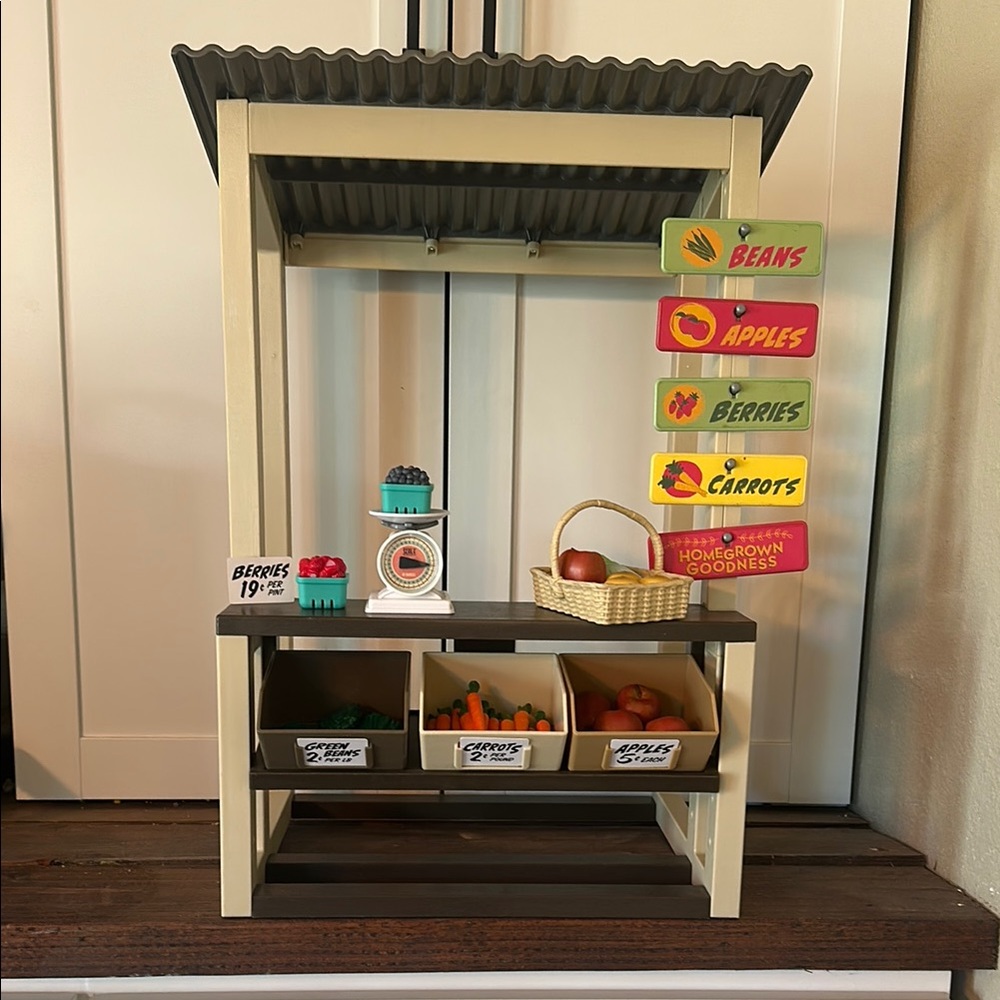 American Girl Kit’s Farm Stand